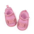 thumbnail image 6 of Tigivemen Toddler Sandals Girl Summer Sandal Dressy Baby Girls Flower Shoes Pink Size 5, 6 of 8