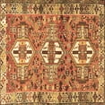thumbnail image 1 of Ahgly Company Indoor Square Persian Brown Traditional Area Rugs, 8' Square, 1 of 4