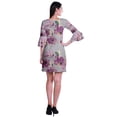 thumbnail image 4 of Moomaya Womens Printed Short Dress bell sleeve Shift dresses for women Casual Summer Clothing, 4 of 7