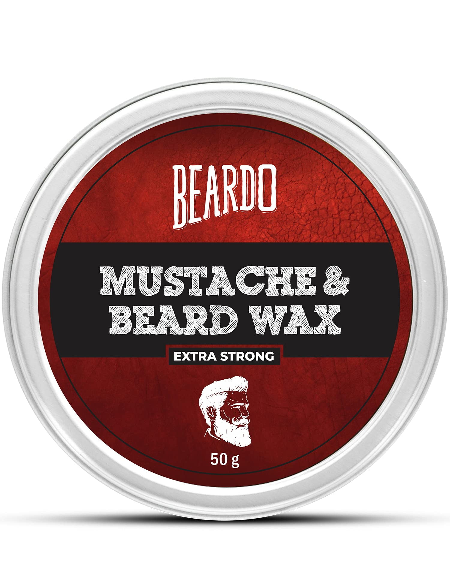 Beardo Beard and Mustache Wax Extra Strong, 50 gm | Made in India -  
