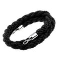 thumbnail image 3 of High Quality 2m Twisted Queue Barrier Rope Black for Posts Stands Exhibition 6.6ft, 3 of 8