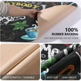 thumbnail image 2 of Coffee Maker Mat for Countertops, Coffee Bar Accessories Fit Under Coffee Machine Mat, Rubber Backed Coffee Pots, Table Mat under Appliance, Dish， Drying Mat, Kitchen Counter，16X24, 2 of 6