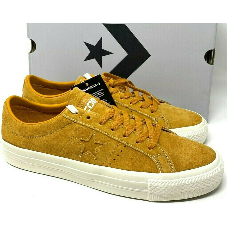 Skate Sneakers Size ONE STAR OX Suede Saffron Yellow - Walmart.com
