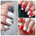 thumbnail image 4 of AILLSA Esmalte de uñas de gel blanco Esmalte de gel de invierno Esmalte de uñas de larga duración para bodas Esmalte de uñas de gel UV de secado rápido Esmalte de uñas de gel UV Manicura francesa Arte, 4 of 4