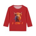 thumbnail image 4 of Cowsor Girls Sweatshirts Kids Cute Graphic Crewneck Pullover Tops Xmas Long Sleeve Holiday Shirts, 4 of 4
