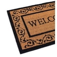 thumbnail image 3 of BirdRock Home Welcome Coir Doormat with Scroll Border - 24 x 36, 3 of 5