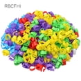 thumbnail image 2 of 100PCS Inner Diameter 16/18/20/25mm 7 Colors Plastic Open Type Buckle Chicken Duck Goose Foot Ring Poultry Farming Equipment25mm He Qiyong unisex, 2 of 2