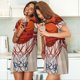 thumbnail image 4 of Fotbe Basketball Shot Bata de Dormir para Mujer con Estampado, Camisón de Algodón de Manga Corta, Ropa de Dormir Casual, 4 of 6