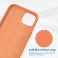 thumbnail image 3 of FYBTO Compatible with iPhone 13 Case, Liquid Silicone Gel Rubber Cover with Microfiber Lining, Full Body Drop Protection Phone Case for iPhone 13 6.1 Inch(2021), Pink Sand, 3 of 5