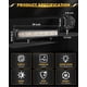 thumbnail image 4 of Barra de Luz LED Auxbeam de 20 pulgadas 420W con 6 Modos Estroboscópicos Ámbar, 4 of 7