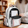 thumbnail image 5 of Kuiaobaty Baseball Print Backpack for Girls Boys Ice Cream Print Backpack with Adjustable Strap Lightweight Bookbags for School, 5 of 7