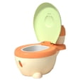 thumbnail image 3 of Inodoro de entrenamiento, asiento para ir al ño, fácil de limpiar, asiento de inodoro infantil, inodoro realista para edades de a 7 años, niñas,, 3 of 8