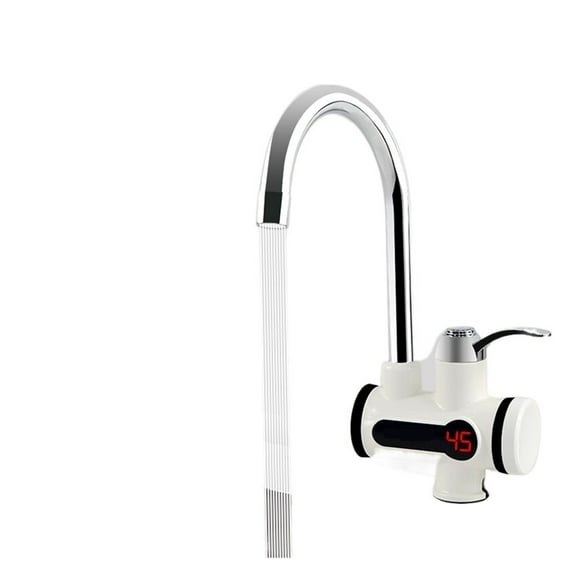 Electric Kitchen Water Heater Tap,Instant Hot Water Heater Cold Heating Faucet Tankless,Instantaneous Water Heater ,Easy to Install