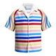 thumbnail image 1 of Camisa de Manga Camisas de playa Hombres con botones Cuello vuelto Cuello en V Traje diario Kuymtek Blanco T 3EG para Hombre, 1 of 7