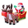 thumbnail image 1 of Inflables Navideños Figura Trineo De Santa Renos Navidad decoración, 1 of 3