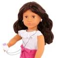 thumbnail image 3 of Our Generation Purrfectly Packed Kitty-Print Luggage & Accessories Set for 18" Dolls, 3 of 6