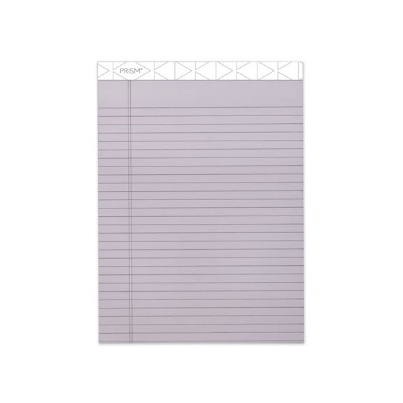 Prism Colored Writing Pads, Wide/legal Rule, 50 Pastel Orchid 8.5 X 11.75 Sheets, 12/pack