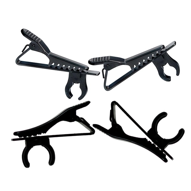 4pcs Clips de Micrófono de Montaje Discurso Collar de Solapa Clip de Micrófono Sunnimix Clip de micrófono