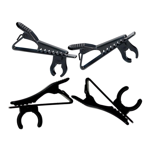 4pcs Clips de Micrófono de Montaje Discurso Collar de Solapa Clip de Micrófono Sunnimix Clip de micrófono