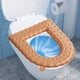 thumbnail image 4 of Cojín Universal para Asiento de Inodoro, Poliéster Suave y Cómodo, Lavable y Reutilizable, Cómodo Diseño En Forma de O, Multicolor, Apto para La Mayoría de Asientos Estándar, 42 Cm de Diámetro., 4 of 6