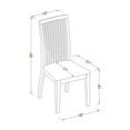 thumbnail image 4 of East West Furniture Ipswich Fabric Dining Chairs in Mahogany (Set of 2), 4 of 4