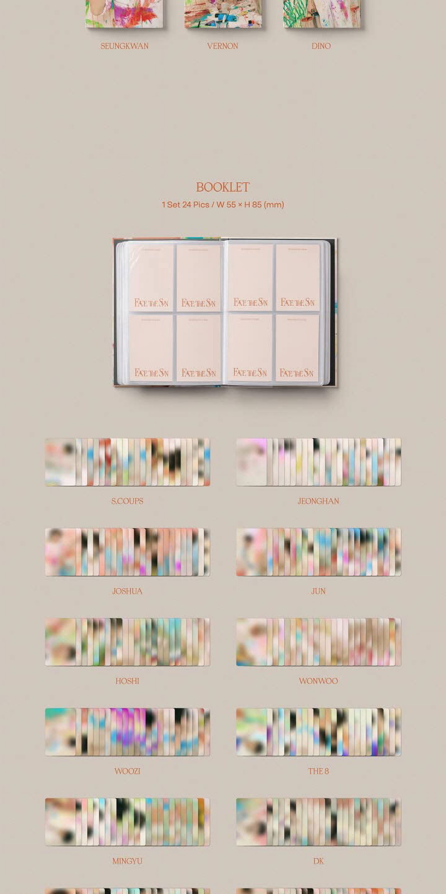 YG PLUS SEVENTEEN Face The Sun 4th Album Carat Version Contents+