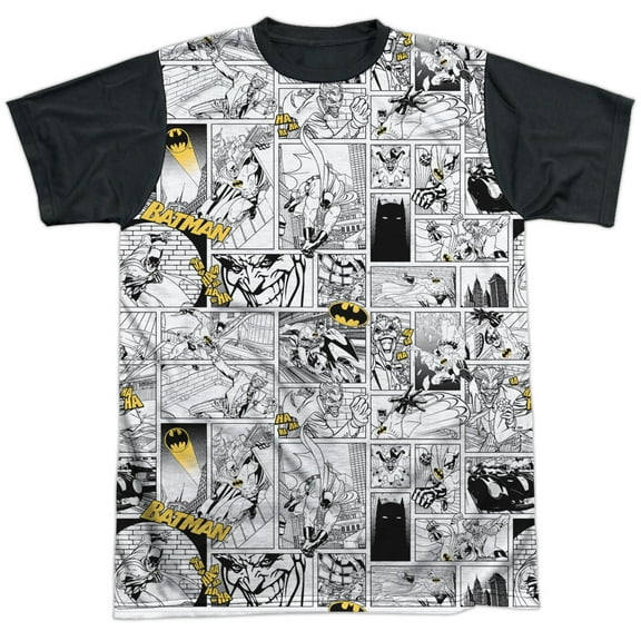Batman Comic All Over Unisex Adult Halloween Costume Sublimated T Shirt