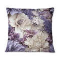 thumbnail image 3 of Designart "Victorian Coastal Tranquility: Classic Pattern XI" Floral Printed Throw Pillow, 3 of 5