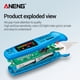 thumbnail image 5 of Scienceny ANENG 12V-1000V Sensor sin contacto Pluma eléctrica Pantalla LED Herramientas Probador de voltaje Suministro electrónico Reparación Azul Type3 NO3 Scienceny TO008739-03B, 5 of 6
