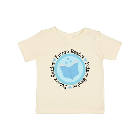 

Inktastic Reading Future Reader Books Gift Baby Boy or Baby Girl T-Shirt