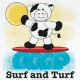 thumbnail image 2 of CafePress - Surfing Cow Onesie Bodysuit Baby Shower Gift - Baby Light Bodysuit, Size Newborn - 24 Months, 2 of 4
