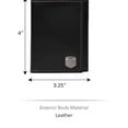thumbnail image 3 of Billetera Fossil Hayes Trifold Negra de Cuero Genuino, 3 of 4