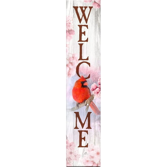 Spoontiques 18371 Cardinal Porch Welcome Sign