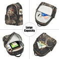 thumbnail image 5 of FORMRS Mini Backpack Purse for Women Travel Daypack Casual Shoulder Bag, Skeleton with Flowers Pattern, 5 of 7