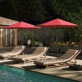 thumbnail image 5 of Costway 10 FT Solar Patio Umbrella with 96 LED Lights 35° Adjustable Tilt Vented Top Red, 5 of 10