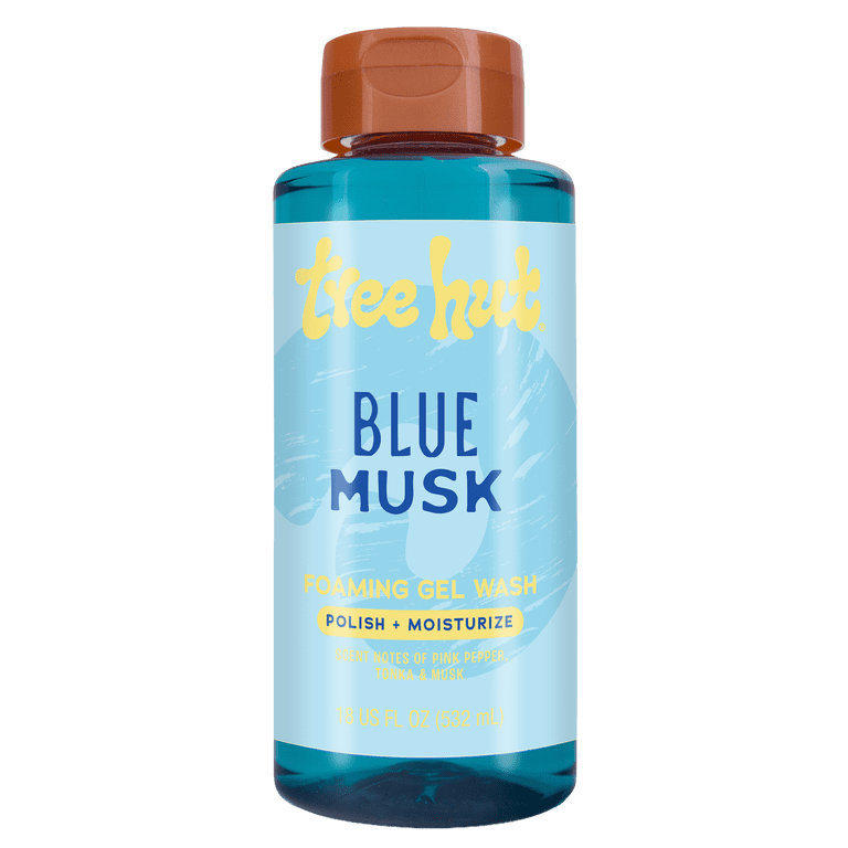 Blue Musk Foaming Gel Body Wash, 18 fl oz photo 1