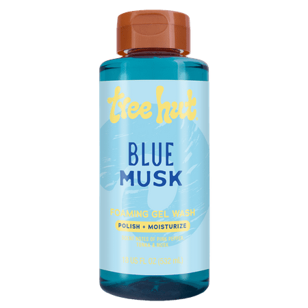 Tree Hut Blue Musk Foaming Gel Body Wash  18 fl oz