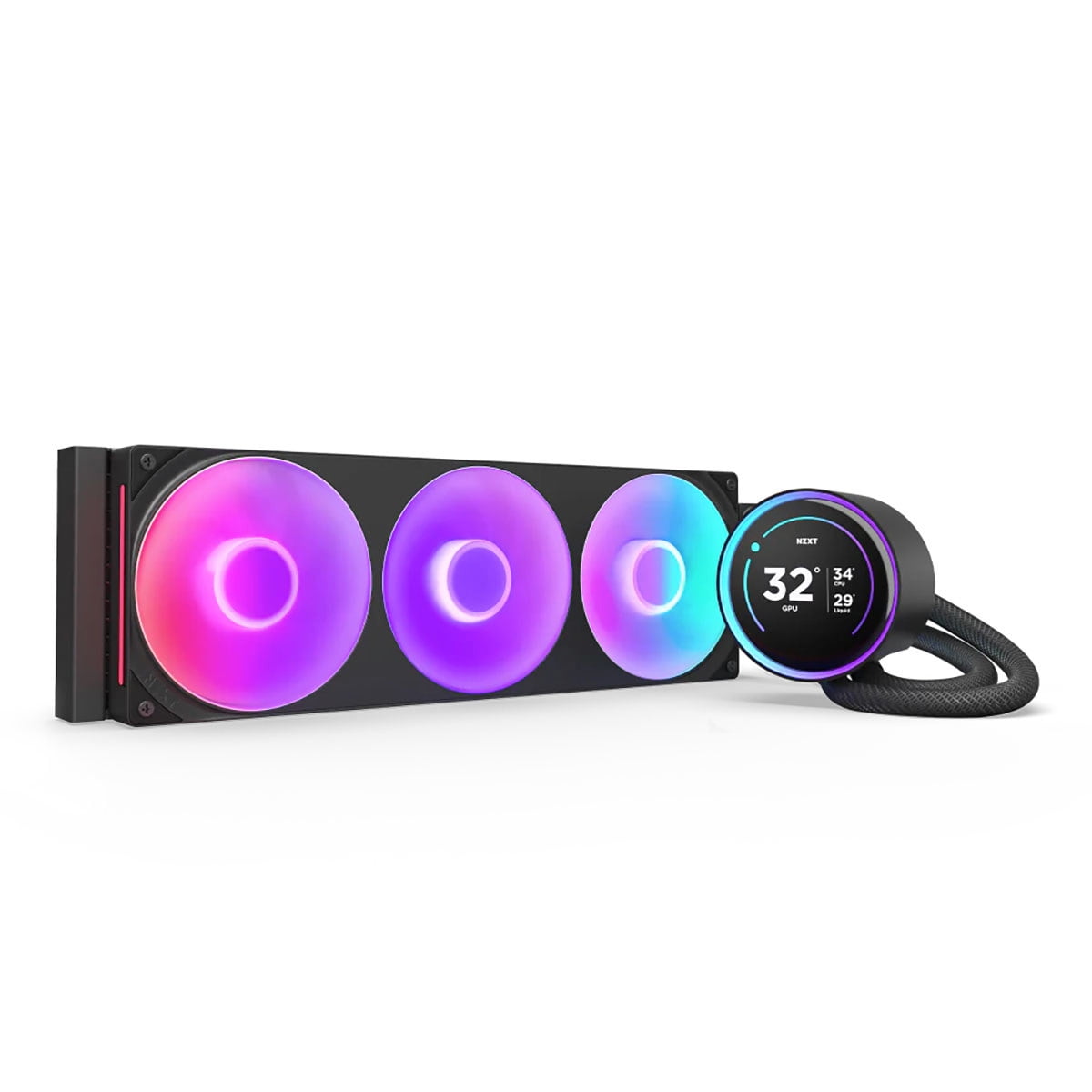 NZXT Kraken Elite RGB 360mm All-in-One Liquid CPU Cooler with LCD