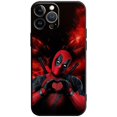 thumbnail image 3 of Funda de teléfono de silicona de Marvel Deadpool para Apple iPhone 15, 11, 14, 13, 12 Pro Max, 13, 12 Mini, XS Max, XR, X, 7, 8 Plus, 3 of 5