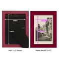 thumbnail image 4 of Vintage Views of Venice VIII - Framed Print w/glass - Cherry Red, 4 of 8