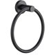 thumbnail image 1 of Toallero negro mate para baño, 1 paquete, colgadores para toallas de baño y cocina, almacenamiento de montaje en pared, acero inoxidable resistente, 1 of 5
