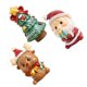 thumbnail image 1 of Christmas Elements Miniature Figurines Decoration For Home Decoration Assorted Color 3Pcs, 1 of 5