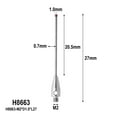 thumbnail image 3 of M2 Ball cmm Thread And Cnc Measuring Probe Stylus Point Contact Instrument Parts Accessories Tungsten Steel Stylus H8663, 3 of 8