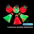 thumbnail image 1 of LJNYFDC Nylon Plastic Ball Badminton 3/6Pcs Luminous Badminton Balls Set Nylon Sport Badminton for Children and Adults Colorful Light Up LED Shuttlecocks, 1 of 6