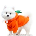 thumbnail image 4 of iOPQO Pet Sweater Pet Clothes Casual Pets Dog Clothes Warm Coat Jacket Clothing For Dogs Orange L, 4 of 7