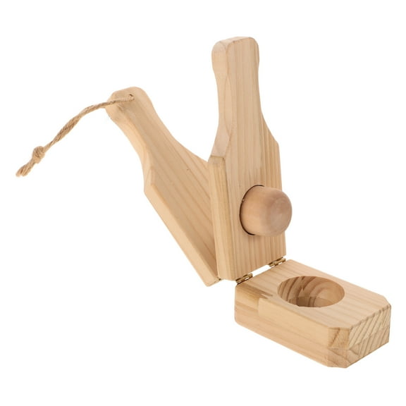 Wooden Tostones Plantain Press Versatile Banana Smasher Portable Tool for Making Plantain and Banana