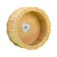 thumbnail image 2 of Hamster Wooden Wheels Dia 16.5cm Rotary Runner Slient Hamster Wheel Hamster Exercise Wheel for Ferret Small Chinchilla Gerbil Small Pets, 2 of 10