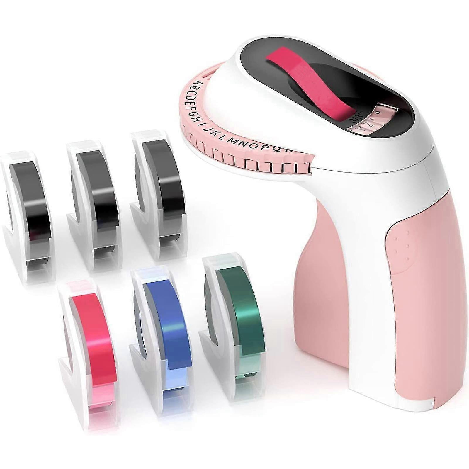 Mini Labelling Device 3D Handheld Labelling Device Self-Adhesive Label Printer with Embossing ...