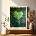 thumbnail image 6 of UXIEQU 12x16 Inch 2D Flat Green Love Quote Wall Art Heart Minimalist Bedroom Couples Gift Home Decor, 6 of 8