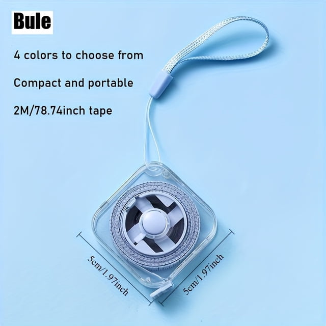 Cute Mini Soft Tape Measure, 2M/78.74inch Portable Body Measuring Tape for Sewing, Tailoring, Fitness & Home, Retractable Ruler